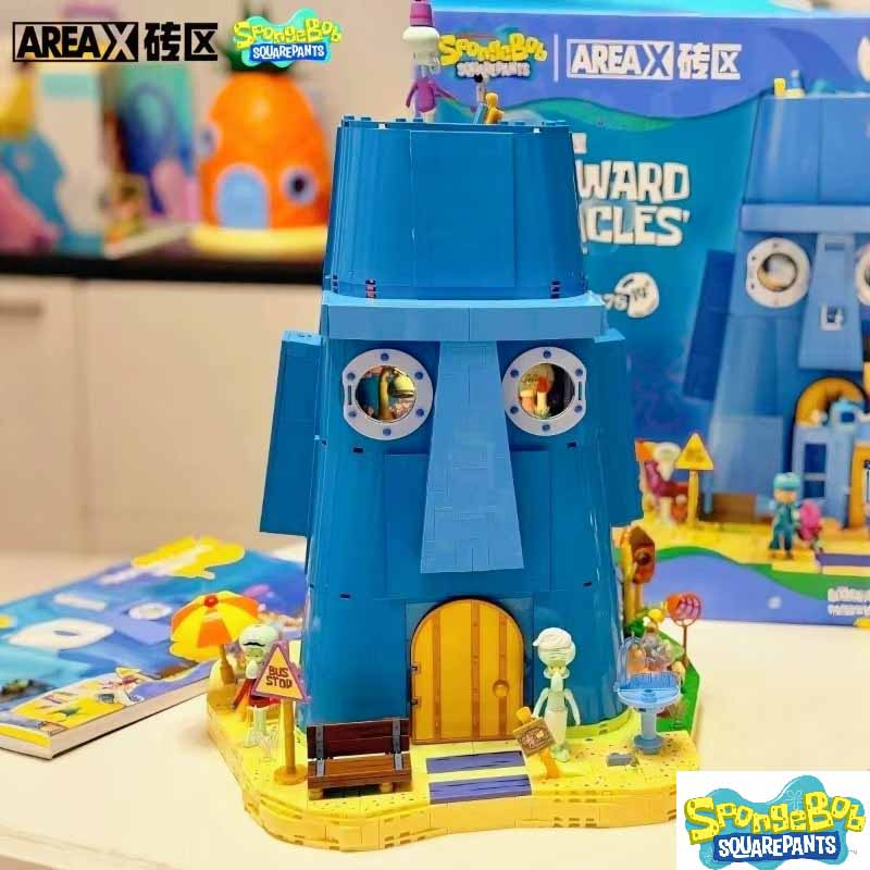 لگو خانه اختاپوس باب اسفنجی 1655 قطعه مدل Area-X Squidward Tentacles's House AB0078